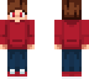red hoodie