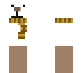 woofy with scarf