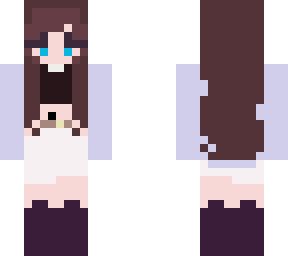 crop top young minecraft girl