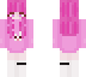 girl in pink hoodie