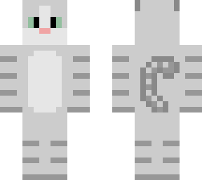 gray/white cat