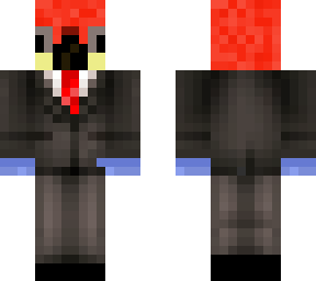 updated parrot in a suit