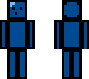 blue cartoonish charackter