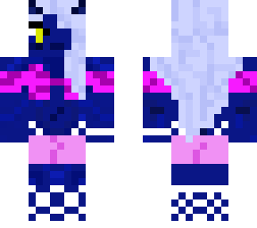 blue hyperpop demon