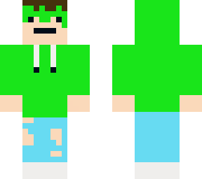 cookie 2.0 green hair hoodie