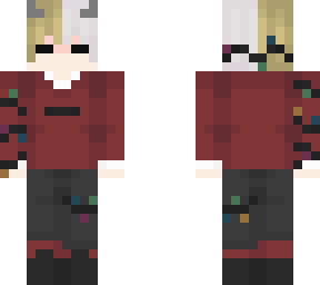 seth christmas w/ horns