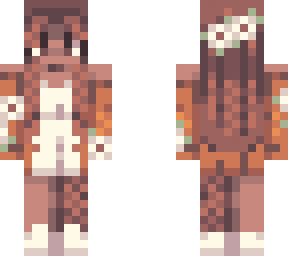- a fall colored sweater ; te