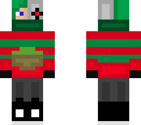 christmas cyborg (mask and gloves)
