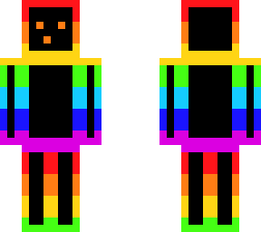 reinbow oultine man