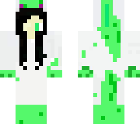 chica verde unicornio