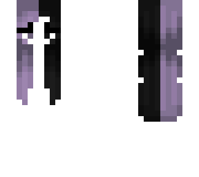 female hb - spooky black & purple split