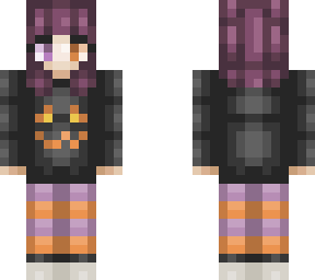 halloween girl in pajamas