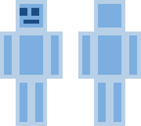 blue man