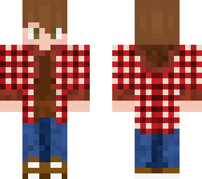 fall plaid skin