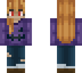 haloween girl(first attempt to make a female skin)
