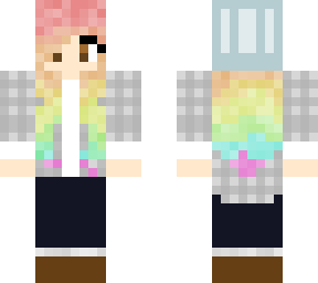rainbow flannel