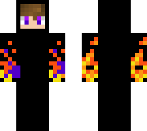 tv man with fire and dark magic powers