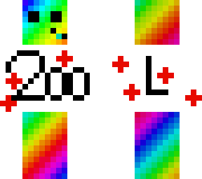 200 like de slime multicolore