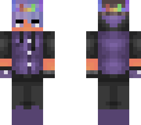 purple hoodie