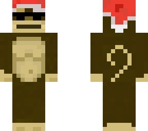 my skin but with a cristmas hat