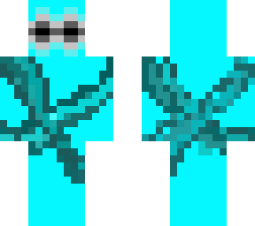 the piercing blue