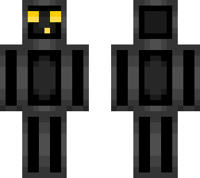black slime with yellow eyes with no outer layer