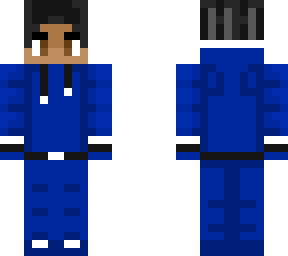blue hoodie simple skin