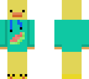 duck in watermelon hoodie