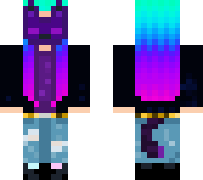 greycathacker minecraft skin
