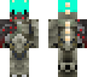 mint green dino x jet stream Sam | Minecraft Skin