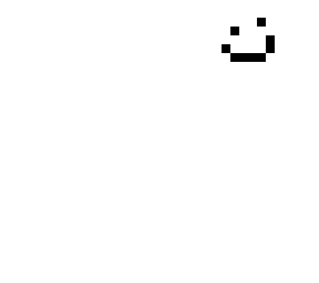 white smilling