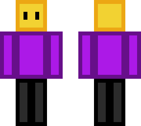 cartoon purple yellow black