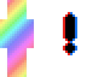 my efforts to make a glitchy skin: failed