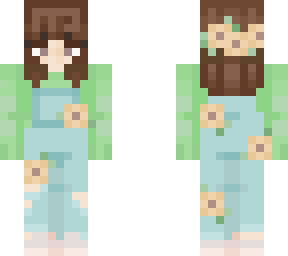 green skin but short hair