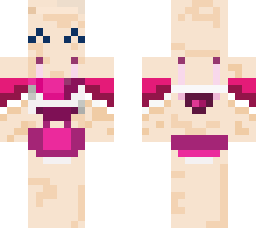 pink swimsuit