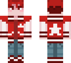 red varsity jacket boy