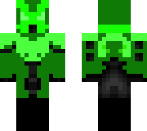 green female robot