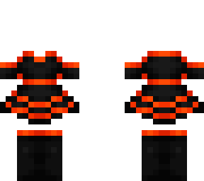 ob - halloween black & orange dress w/ socks v2