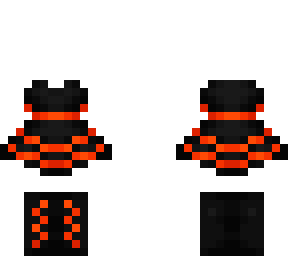 ob - halloween black & orange dress w/ socks v3