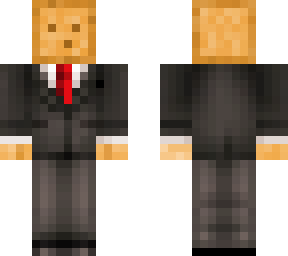orange slime in suit