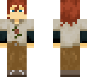 rose shirt red hair