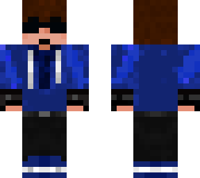 stumpy blue fixed with glasses and gloves