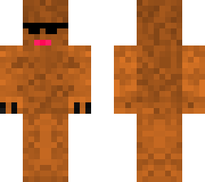 big brown bear with sunglasses and lip stick