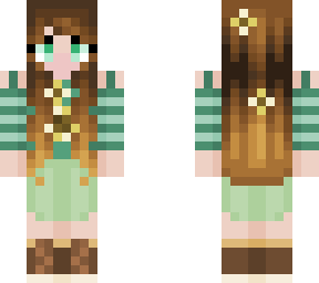 green sunflower gal!