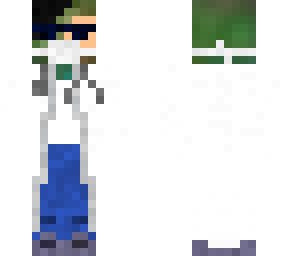 kamo1337 in doctor suit for halloween