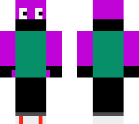 masked magenta runner
