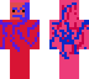 red or blue
