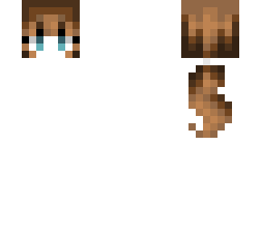 female hb - 2 shades of brown ponytail