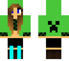 creeper hoodie girl