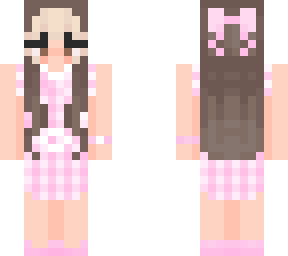 ari barbie gingham pink dress
